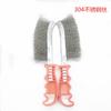 Cepillo de Alambre Tipo Cuchillo Cepillo Alambre de Acero Inoxidable 304 Cepillo de Alambre Cobreado Remoción de Óxido Limpieza de Ranuras Mango de Plástico Mango de Madera Cepillo de Hierro
