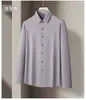 Camisa de Manga Larga para Hombre Sin Costuras Fácil de Planchar Nueva Colección Primavera y Otoño 2026 Alta Elasticidad Anti-Arrugas Casual de Negocios Ropa Formal Profesional