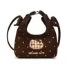 Otoño 2026 Nuevo Bolso de Hombro Bordado Corazón Dulce de Moda Dibujo Animado Lindo Bolso de Mano para Bebé Mini Bolso Infantil