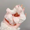 Diadema de malla degradada de alto valor para streamers, scrunchie de intestino grueso para mujer, cuerda para el pelo de temperamento suave, banda de goma, accesorios para el pelo, verano