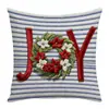 Funda de almohada navideña más vendida de Amazon con lazo, árbol de Navidad, copo de nieve y decoraciones de renos, funda de almohada navideña personalizable