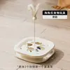 Brinquedo para gato bandeja de brincar interativa para autoentretenimento, brinquedo catnip para gato com penas e sinos, vara catnip para gato, brinquedo educativo para pet