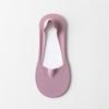 Meias Cano Baixo de Seda de Gelo Corte Arbitrário Femininas Finas Boca Rasa Invisíveis Silicone Sem Cair Primavera e Verão Cor Sólida Meias Cano Baixo Femininas
