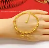 Nuevo Pulsera de Osito y Estrella con Patrón de Martillo, Fragmentos de Oro Antiguo, Pulsera de Alta Gama, Pulsera Enrollada Brillante, Mayoreo