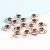 En Stock 8/10mm Multicolor Colgante Individual Cuentas de Tres Vías Ccb Agujero Grande Cuentas Plástico ABS Accesorios Colgante para Collar DIY Venta al por Mayor