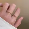 Recomendación del Propietario de la Tienda ~ Anillo Super Iluminador Chapado en Oro Rosa para Mujer, Estilo Ins, Lujo Ligero, Sensación de Alta Gama, Incrustación Exquisita de Circonita, Anillo Sencillo