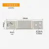 Clip de fijación para pared de azulejos Pieza de hierro en forma de U Ángulo de fijación Código de colgar de acero inoxidable Gancho para exhibición de artículos en la pared