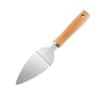 Jinjie cabo de madeira aço inoxidável roda de pizza faca pá de transferência conjunto faca de balançar Faca de panqueca gadget de corte de sobremesa para assar