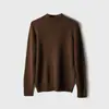 Suéter multicolor 100% lana, cuello redondo, estilo jersey, corte holgado, efecto adelgazante, adecuado para usar en capas o solo, perfecto para otoño e invierno