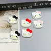 Accesorios de Resina con Moño de Gato Arte para Uñas DIY Funda de Teléfono Pasador Zuecos Llavero Accesorios de Decoración de Dibujos Animados