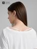 Camiseta Deportiva Fina de Cuello en V para Mujer Nuevo Producto Verano 2026 Sensación de Segunda Piel Fitness Manga Corta Holgada Transpirable Ropa para Pilates Yoga