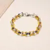Cadena de Hueso de Acero Inoxidable de Venta Caliente Transfronteriza Cadena Cubana para Hombres Europeos y Americanos Moda Versátil Lujo Ligero Acero de Titanio de Gama Alta Pulsera