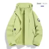 Chamarra tres en uno estilo Luotuo para mujer con forro desmontable, abrigo cortavientos impermeable para hombre para senderismo, viajes, montañismo