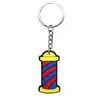 Serie Creativa Nueva de Salón Peluquería Adornos Colgantes de Goma Suave de PVC Llavero Accesorios Decorativos Pequeños de Bricolaje Venta al por Mayor en Stock