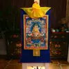 Pintura decorativa Thangka Tíbet impresión dorada 35*20cm una variedad de actividades opcionales para formar pintura de Buda Thangka