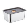 Caja de conservación de alimentos de acero inoxidable 316, lonchera multiusos engrosada para trabajadores de oficina con tapa, caja para subenvasado, caja de almacenamiento para refrigerador, caja para jugo