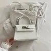 Bolso de Mano con Hebilla de Imitación Cocodrilo para Mujer 2026 Nuevo Pequeño de Nicho para el Trabajo Bolso de Hombro Único Bolso Cruzado Versátil de Moda