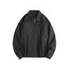 25 Otoño Nuevo Chaqueta con Dobladillo de Hilo para Hombre Moda Casual Holgada Talla Grande Chaqueta Cardigan con Cremallera Chaqueta para Hombre