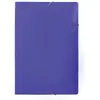 Pasta com aba elástica (papel) Ofício Azul