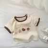 Ropa para Bebé 2026 Nuevo Verano Súper Linda Delgada Camiseta de Manga Corta para Niños Casual Versátil Top