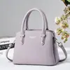 Bolso de mujer de color liso, elegante y simple, gran capacidad, adecuado para madres de mediana edad, bolso de mano, bolso cruzado, regalo