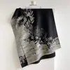 Xale Vertical Texturizado Vintage Outono 2026 para Mulheres, Cachecol Jacquard de Planta, Espessado e Quente, Aquecedor de Pescoço Externo