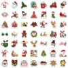 Pegatinas Navideñas Populares en Varios Estilos, Pegatinas de Tatuaje de Regalo de Navidad, Pegatinas en Rollo, Pegatinas Navideñas