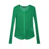 Cardigan Feminino de Tricô Vazado Transparente Moda Europeia e Americana 2026 Novo Estiloso Atacado Amazon