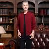 Chaqueta de Béisbol con Cuello Vertical para Hombre de Mediana Edad y Mayor de Primavera y Otoño Abrigo para Hombre Traje Deportivo Casual para Padre para Hombre
