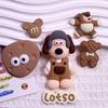 Pilot Handdog Taza de Agua Pegatina Accesorios Creativo DIY Lindo Dibujo Animado Perro Grande Funda de Teléfono Móvil Pegatina Estéreo 3D