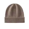 Nuevo gorro de cachemira para otoño e invierno, gorro tejido para proteger las orejas, cálido y grueso, gorro unisex para clima frío en exteriores