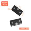 Bisagra para Puerta de Vidrio Bisagra Abrazadera para Puerta Montaje Lateral Clip Superior e Inferior Gabinete para Mascotas Clip para Vidrio Eje Giratorio Mundial Vitrina Gabinete para Vinos Tacto Magnético