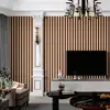 Papel de Parede Adesivo Autoadesivo PVC com Textura de Madeira para Sala de Estar, Quarto, Reforma de Hotel, Adesivos de Parede Decorativos à Prova d'Água