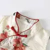 Conjunto Hanfu Tradicional Chino sin Mangas para Niñas, Nuevo Estilo Chino de Verano para Niños, Botones Estilo Antiguo, Traje Tang Delgado para Actuación de Bebé