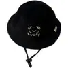 Chapéu de pescador para bebê primavera e outono fofo bebê super fofo chapéu de urso meninos e meninas viagem proteção solar chapéu balde versátil