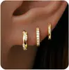 Brincos Grandes de Gota em Cobre Banhado a Ouro Estilo Europeu e Americano Conjunto de Brincos Levemente Luxuoso de Alta Qualidade Exclusivo Transfronteiriço Conserva a Cor Ecológico