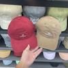 American Street Simples Bordado Pequeno Letra Lavado Algodão Beisebol Chapéu Masculino e Feminino Casual All-match Boné Chapéu de Sol