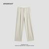 Ropa para Hombre Apo 2026 Verano Tendencia Nueva Simple Color Sólido Holgado Recto Negocios Casual Hombres Pantalones