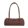 Bolso de Hombro para Mujer Estilo Francés, Bolso tipo Baguette para Salchicha de Nicho, Otoño 2025, Retro, Mate, para el Trabajo, Commuter