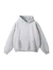 Nueva colección de otoño e invierno para hombre y mujer: Sudaderas y sudaderas con capucha de corte holgado, forradas de forro polar, modernas, con hombros caídos, de color liso, disponibles en stock para venta al por mayor y uso casual.