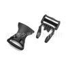 Hebilla de seguridad de plástico negro de 20 mm de diámetro interior de fábrica, hebilla lateral para casco, hebilla de ajuste para mochila, suministro directo