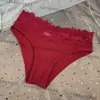 Calcinhas Caneladas Plus Size Europeias e Americanas Femininas Sexy Cintura Baixa Renda Patchwork Forro 100% Algodão Confortáveis Respiráveis Calcinhas Femininas