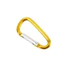 Nº del Fabricante. 5 Forma de D 4.0 Línea Aleación de Aluminio Al por Mayor Mochila de Camping Gancho para Equipo de Auriculares Mosquetón de Aleación de Aluminio