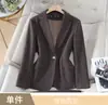 Comercio Exterior Transfronterizo Al por Mayor Otoño/Invierno 2026 Chaqueta de Traje con Solapa de Manga Larga para Mujer Pantalones Ligeramente Acampanados Traje Casual Profesional Retro