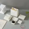 Caja de Empaque para Joyería de Tarjeta Negra Tapa Cielo y Tierra Cartón de Almacenamiento para Joyería Caja de Empaque para Regalo de Anillo, Aretes, Pulsera, Collar