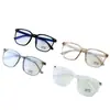 Gafas Nuevas 2023 Anti-Luz Azul Estilo Ins Populares Espejo para Computadora Transmisión en Vivo Protección para los Ojos Apariencia Adelgazante Estilo Coreano Gafas de Marco Cuadrado