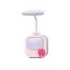 Lámpara de Escritorio Personalizable para Estudiar, Linda para Niñas, Estudiantes de Secundaria Haciendo Tareas, Escritorio con Protección Ocular, Modelo de Carga de Princesa para Niñas