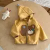 Yiyowey Nueva Colección Otoño/Invierno Chaqueta de Forro Polar para Niños Niños y Niñas Top Elegante Ropa Exterior Versátil para Bebé