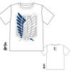 Ataque de Nuevos Productos Transfronterizos Camiseta Corta con Estampado de Animación 3D Gigante Alas de la Libertad Ropa de Animación Camiseta de Manga Corta de Dibujos Animados