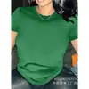 Camiseta Suave Redonda Unisex Transpirable de Verano, Diseño Simple Casual, Corte Regular, 10 Puras, Transfronteriza 180g